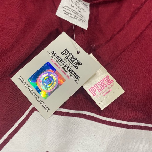 Pink Victoria’s Secret with 5th & Ocean Clothing  VT Shirt Size M - Picture 3 of 9